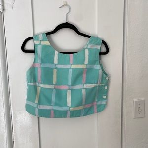 80s crop top